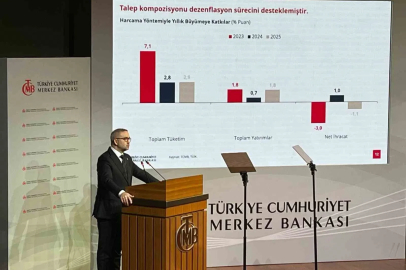 MB Başkanı Karahan: "Eflasyonun 2026 yıl sonunda yüzde 26, 2027 yıl sonunda ise yüzde 15 olarak gerçekleşeceğini tahmin ediyoruz"
