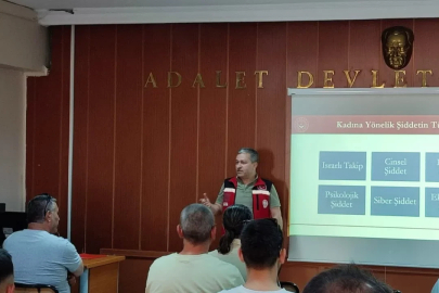 Yükümlülere Aile İçi Şiddetle Mücadele eğitimi
