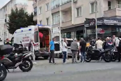 Lüleburgaz’da motosikletin çarptığı yaya yaralandı

