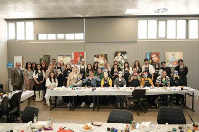 Özel bireyler hayal güçlerini maskelere yansıttı
