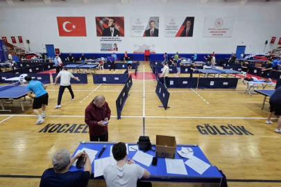 Gölcük’te masa tenisi heyecanı
