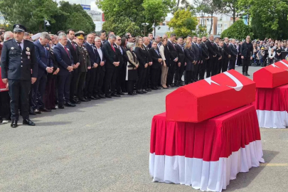 Tekirdağ’da şehit polislere acı veda
