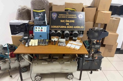 Kocaeli’de 54 bin 940 doldurulmuş makaron ele geçirildi
