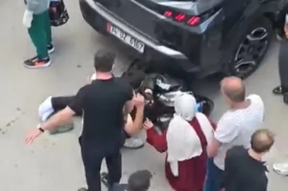Pendik’te motosiklet otomobile çarptı: 1 yaralı

