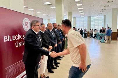 BŞEÜ’de bayramlaşma töreni
