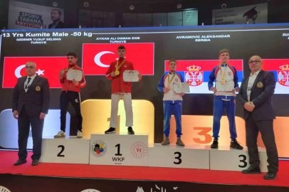 Darıcalı karateciler Balkan Şampiyonası’ndan madalyalarla döndü
