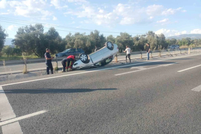 Havran yolunda trafik kazası: 2 yaralı
