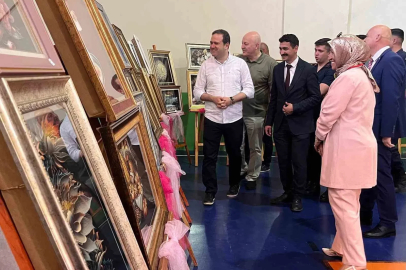 Hayrabolu’da el emeği göz nuru eserler sergilendi
