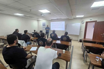 İtfaiye personeline patlamadan korunma eğitimi
