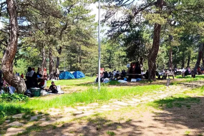 Bölgenin gözde tabiat parkı ziyaretçi akınına uğruyor
