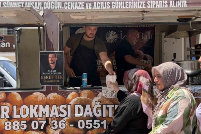 Dizide ölen karakter için lokma döktürdüler
