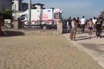 Serinlemek için girdiği denizde boğuldu, kardeşi hastaneye kaldırıldı
