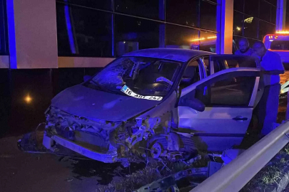 7 saatlik sürüş sonrası uyuyan sürücü kaza yaptı: 2 yaralı
