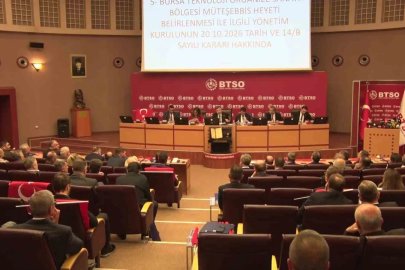 Bursa Ticaret ve Sanayi Odası Meclisinde şeffaflık tartışması
