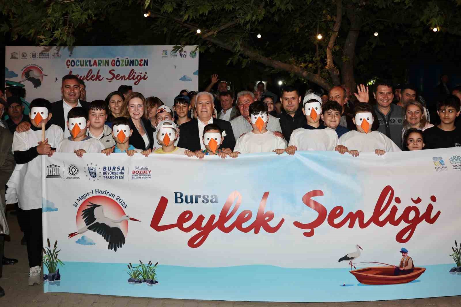 ‘Bursa Leylek Şenliği’ büyük bir coşkuyla başladı
