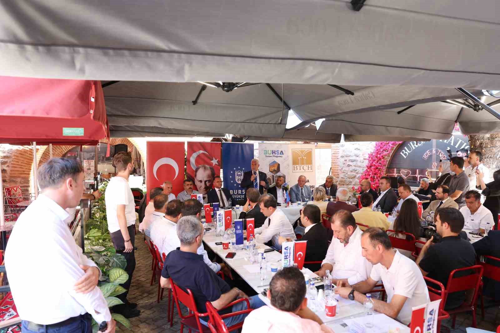 Başkan Bozbey: "Bursa turizmi için taşın altına elimizi değil, gövdemizi koyduk"
