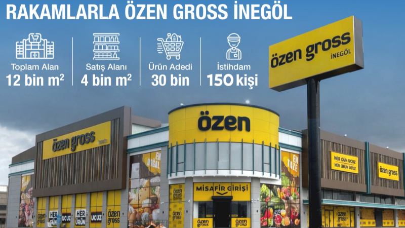 •	Özen Gross 5’inci Mağazasını  İnegöl’de Açıyor!