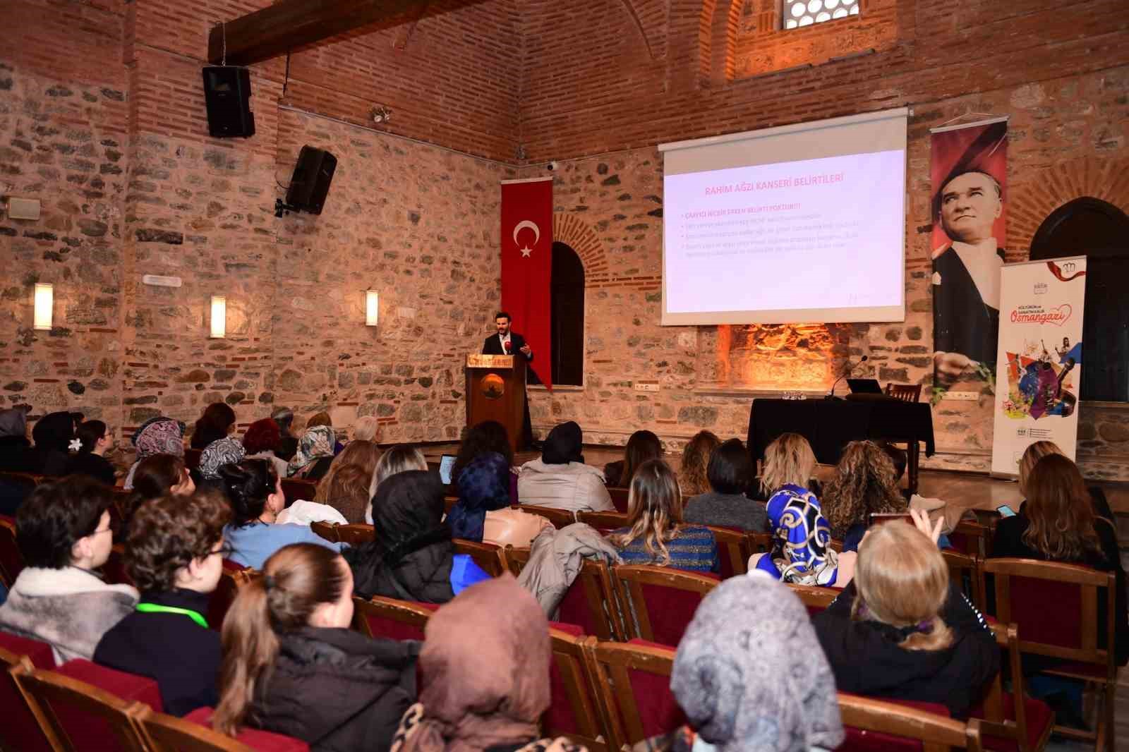 Osmangazi’den rahim ağzı kanserine karşı farkındalık etkinliği
