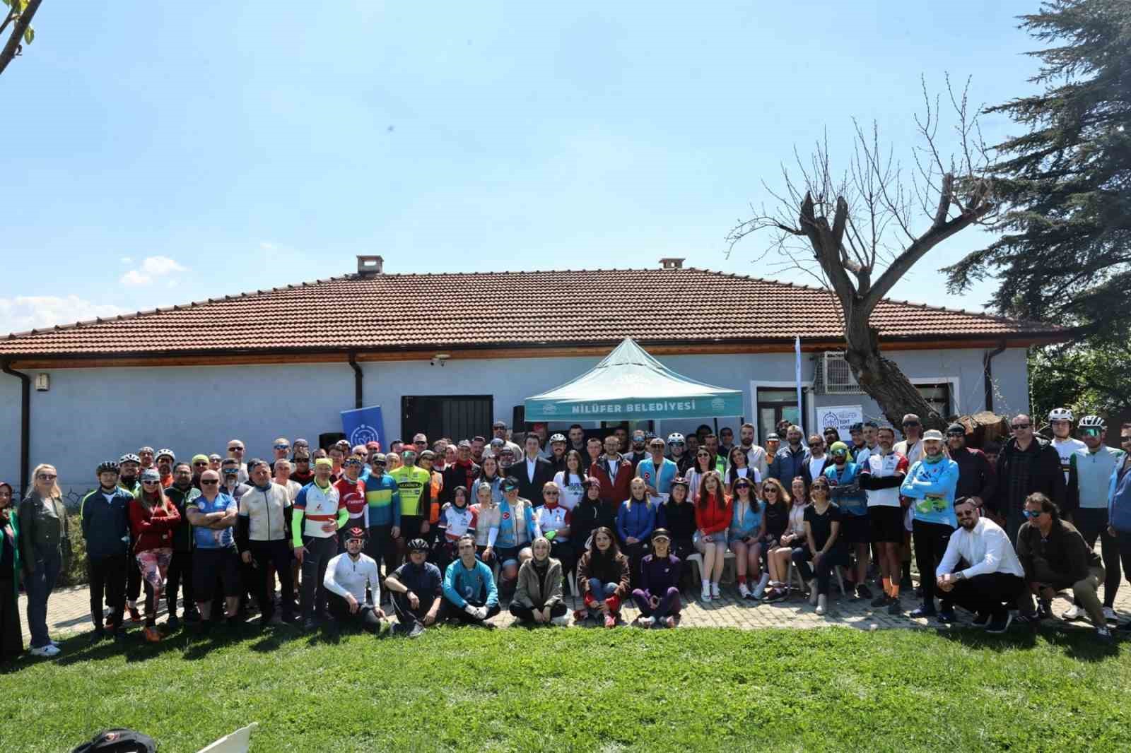 Granfondo Bursa öncesi bisikletliler Nilüfer’de buluştu
